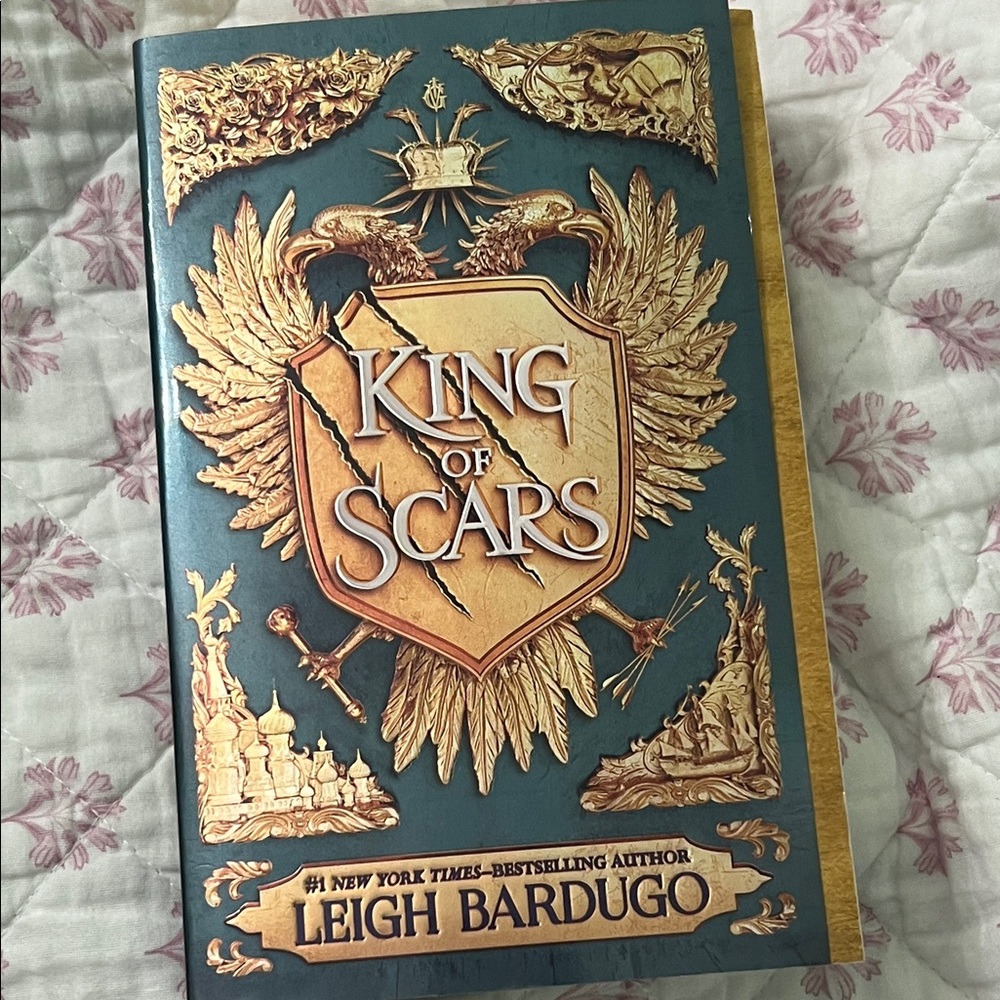 King of Scars Hardcover by Leigh Bardugo - Teal & Gold